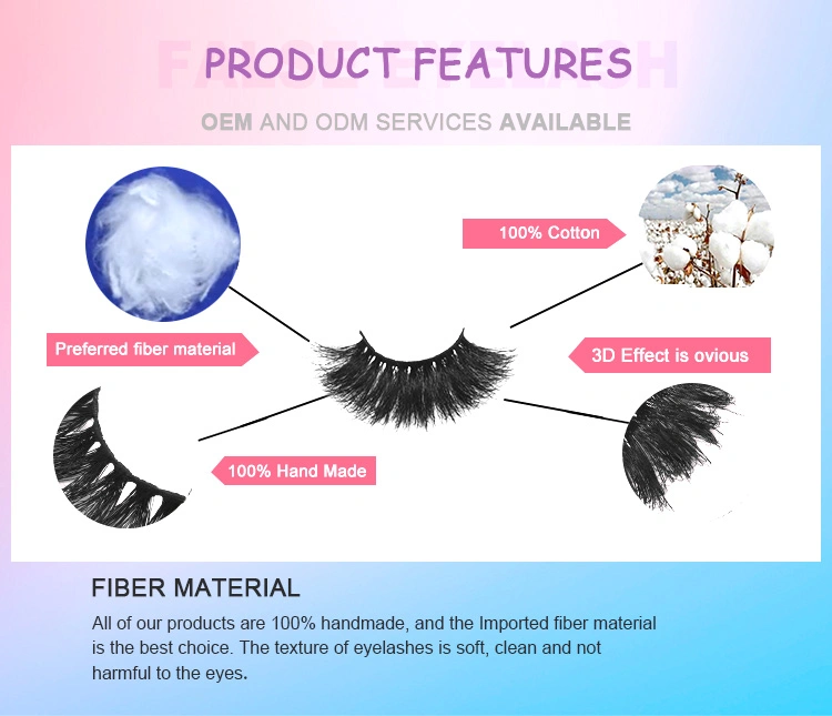 Support Customization Mink Wispy Lashes Full Strip Small Natural 3D Mink Lashes