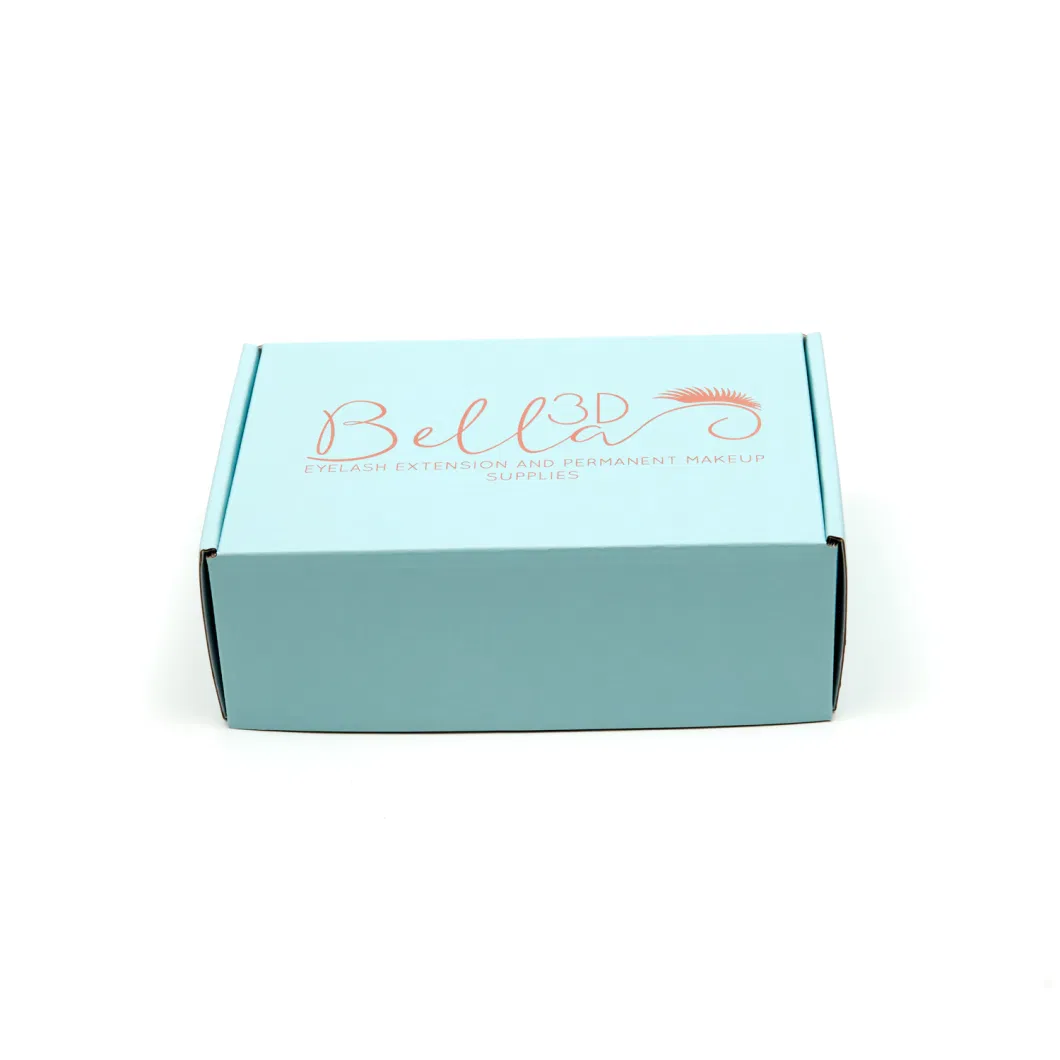 Eyelashes Packaging Kraft Box Corrugated Paper Mailer Printing Shipping Packaging Card Box