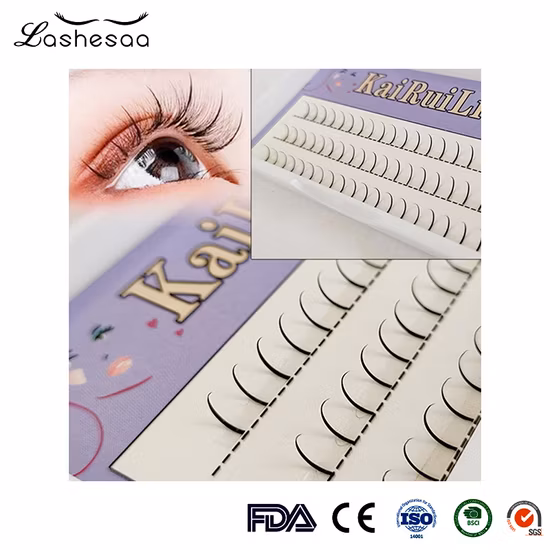 Mengfan China Strip Lashes Lieferant, 5 Paar, 7 Paar Packung, 3D-Faux-Nerz-Magnetwimpern und magnetisches Eyeliner-Set, magnetische falsche Wimpern, Feen-Cluster-Wimpern